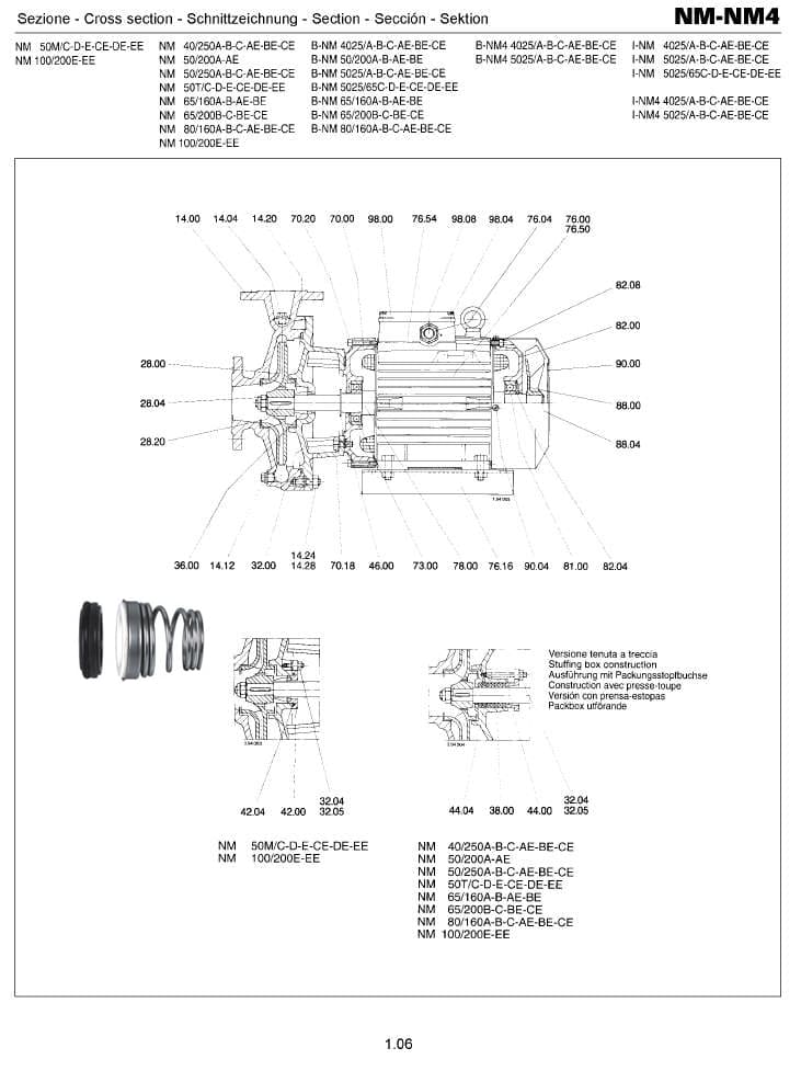  на складе есть торцевое уплотнение в наличии для  насоса calpeda B-NM65/200B/A 